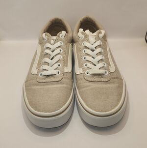 Women's Vans Ward Skate Sneakers Beige White Size 7